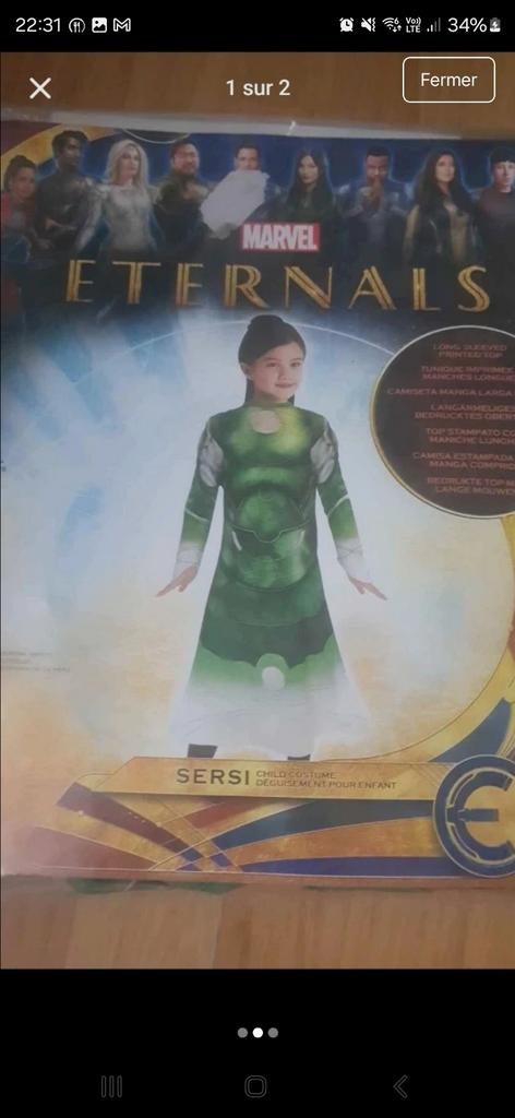 Déguisement marvel, Kinderen en Baby's, Carnavalskleding en Verkleedspullen, Ophalen, Meisje