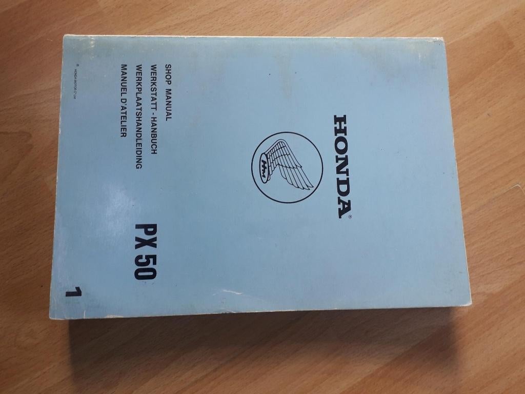 Honda PX50 shop manual 4-talig 387 blz, Ophalen of Verzenden, Gebruikt, Overige typen, Honda
