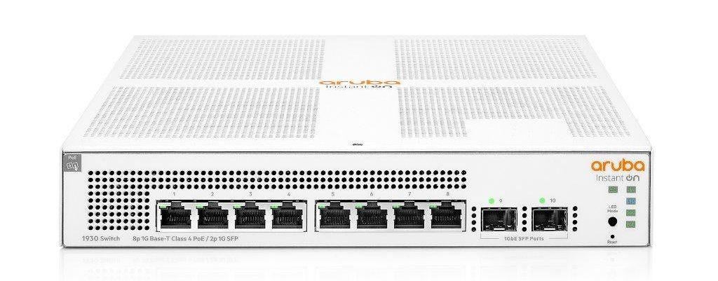 HPE Aruba Instant On 1930 8G Class4 PoE 2SFP 124W switch, Enlèvement ou Envoi, Utilisé