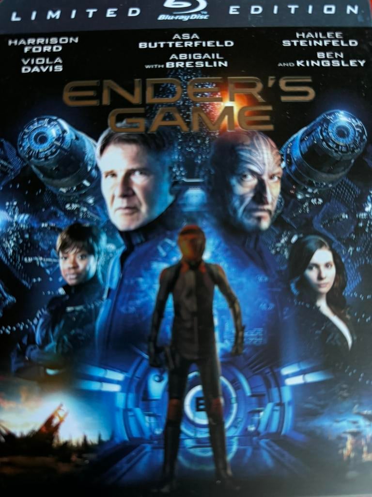 ENDER’S GAME STEEL BLUE RAY BOX, CD & DVD, Blu-ray, Comme neuf, Science-Fiction et Fantasy, Enlèvement ou Envoi
