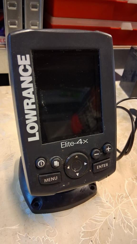 Lowrance Elite-4x dieptemeter en fishfinder, Watersport en Boten, Ophalen of Verzenden