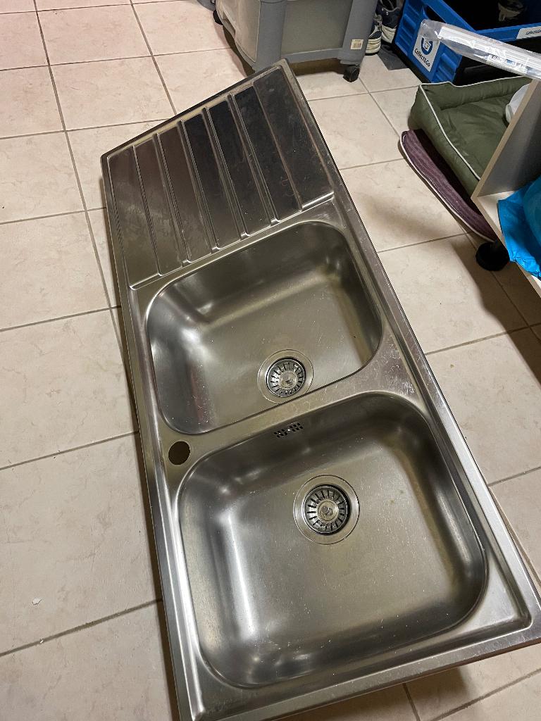 Pompbak Blanco, Ophalen, Gebruikt, Inox, Wastafel