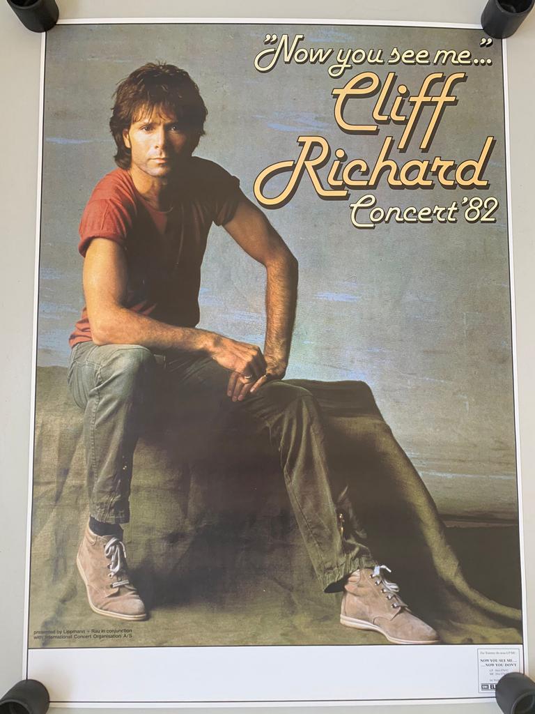 Affiche de Cliff Richard, Enlèvement ou Envoi, Comme neuf