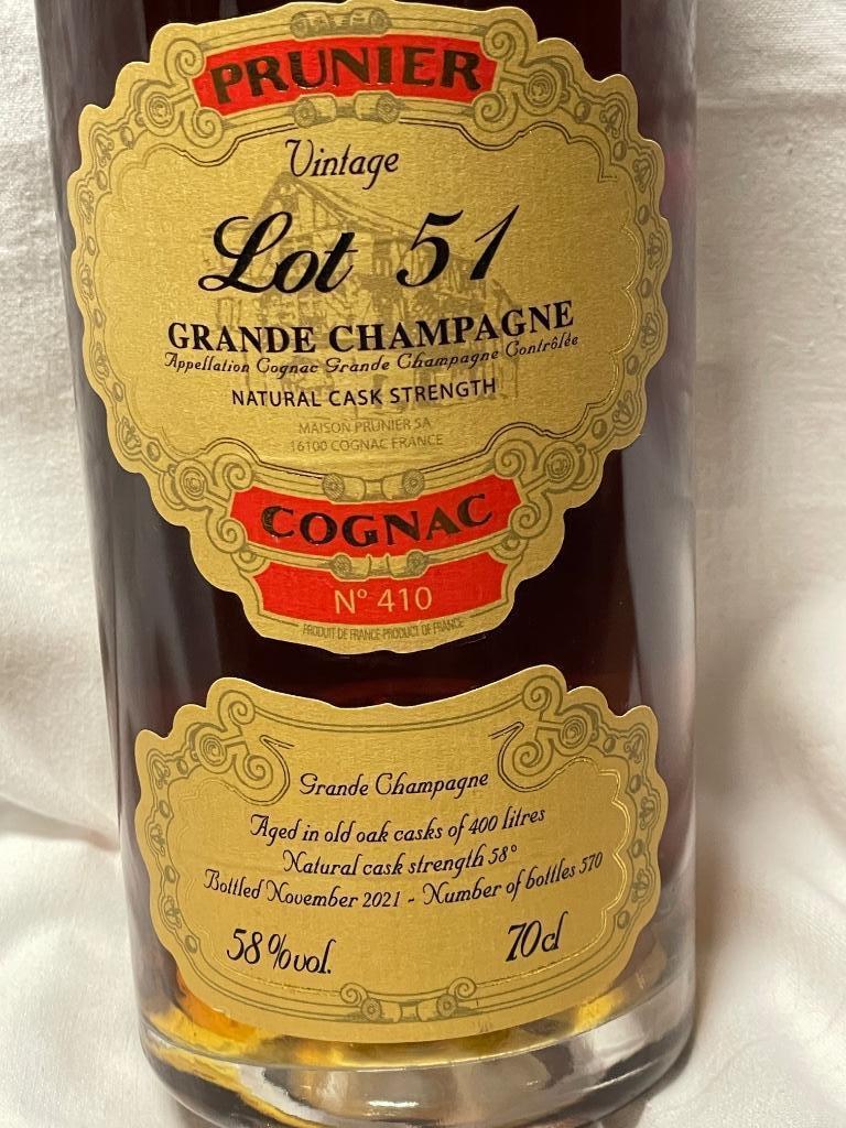 Cognac - Lot 51 - 70 ans ! - Grande Champagne, Collections, Vins, Enlèvement ou Envoi, Neuf, Champagne, Pleine