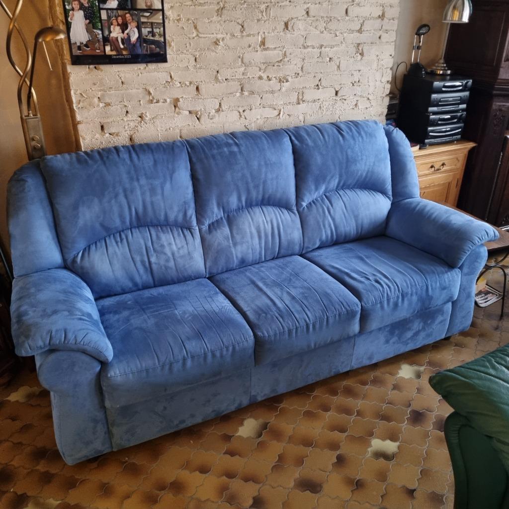 Nubucksalon Doe een dringend bod, Huis en Inrichting, Ophalen, Gebruikt, Nubuck confortable