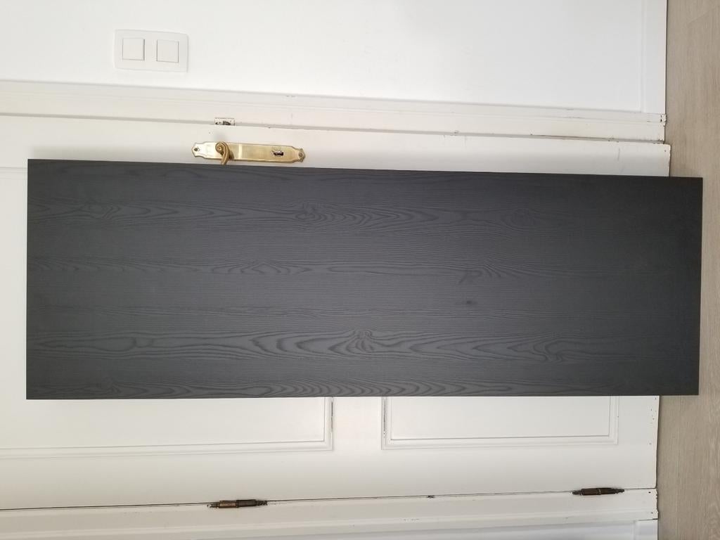 Panneau en bois avec finition noire mate, Enlèvement, Neuf, Planche