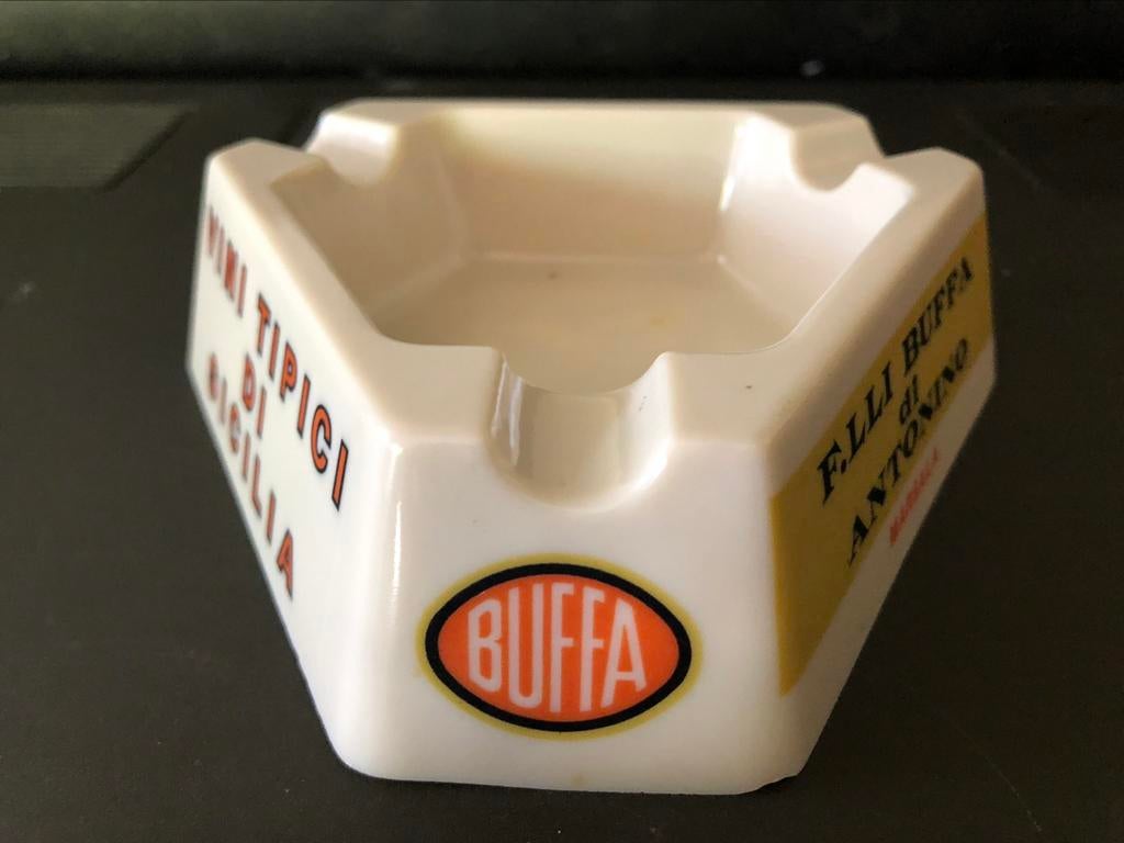 vintage asbak BUFFA italy, Ophalen of Verzenden