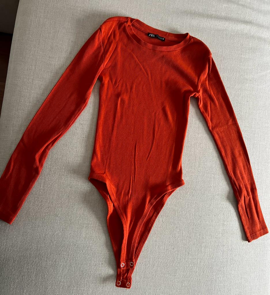 Body Zara taille S, Zara, Comme neuf, Taille 36 (S), Orange
