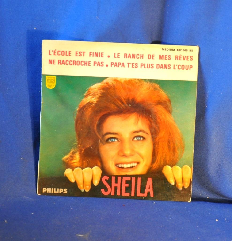 vinyl 45 tours vintage sheila  (x2053), Enlèvement ou Envoi, Utilisé
