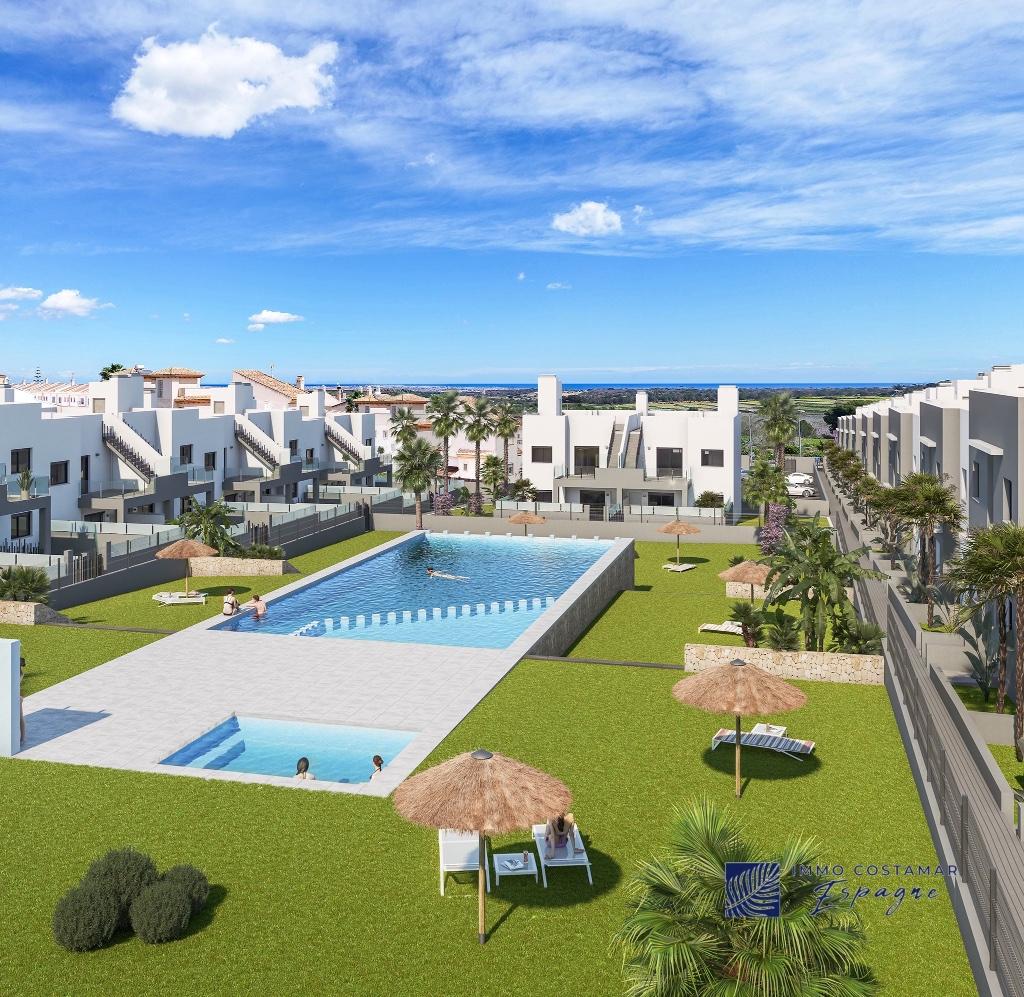 bungalow 3ch a vendre en espagne costa blanca, Immo, 75 m², Appartement, 3 pièces, Espagne