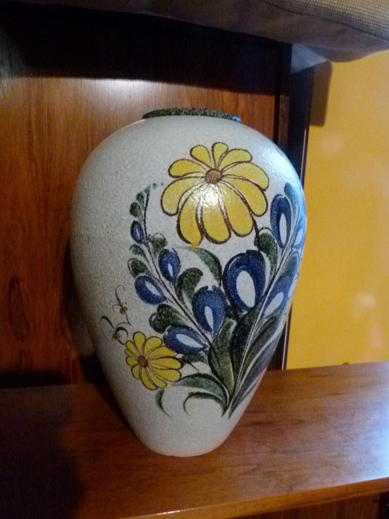 vintage Ruscha bodemvaas handwerk 50er jaren, Enlèvement, Maison et Meubles