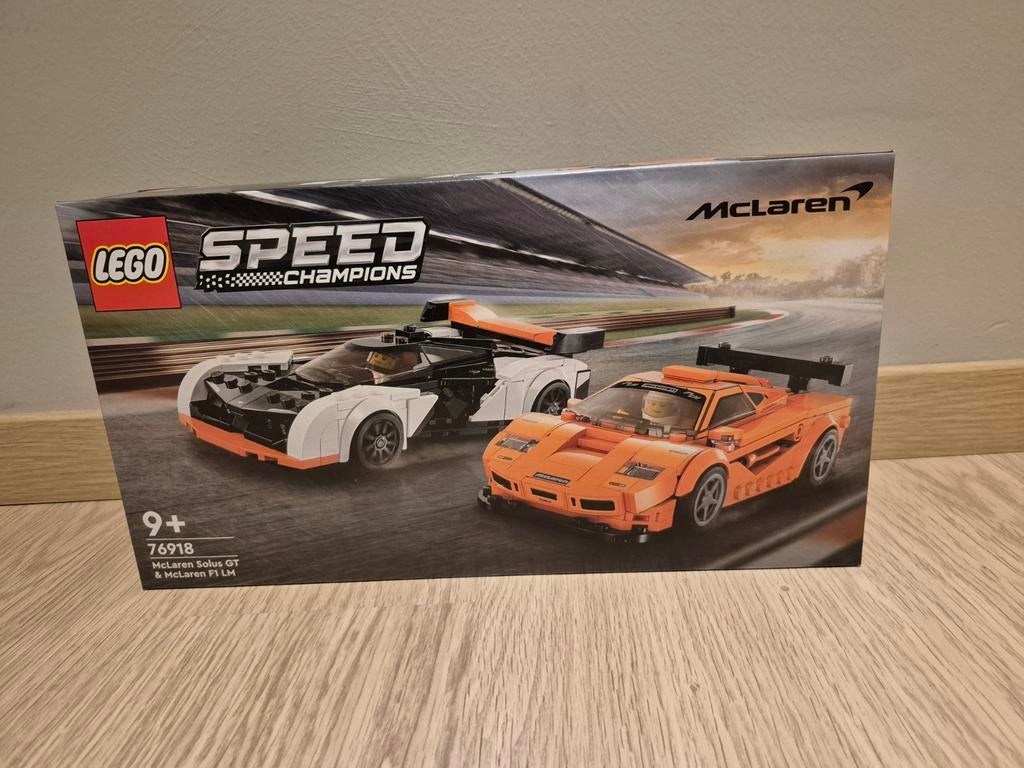 Lego -  McLaren Solus GT & McLaren F1 LM (76918), Ophalen of Verzenden, Nieuw, Complete set, Lego