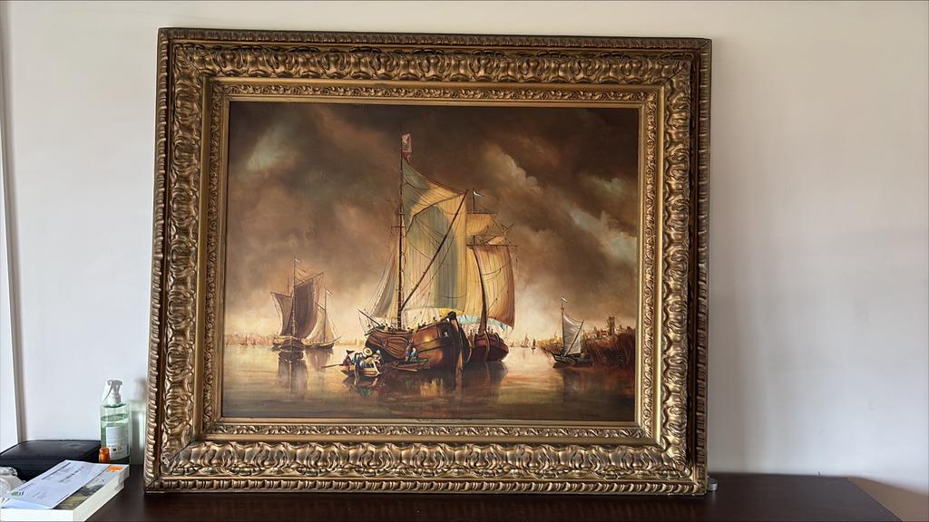 R van oppem, Antiek en Kunst, Kunst | Schilderijen | Modern, Ophalen