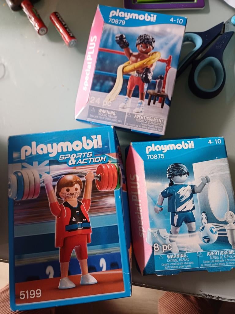 Playmobile 5199/70879/70875 sporters, Kinderen en Baby's, Speelgoed | Playmobil, Ophalen of Verzenden