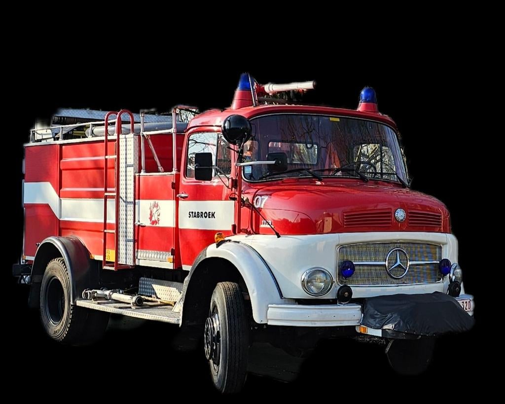 Brandweer tankwagen, Auto's, Mercedes-Benz, Vierwielaandrijving, Particulier, 2 deurs