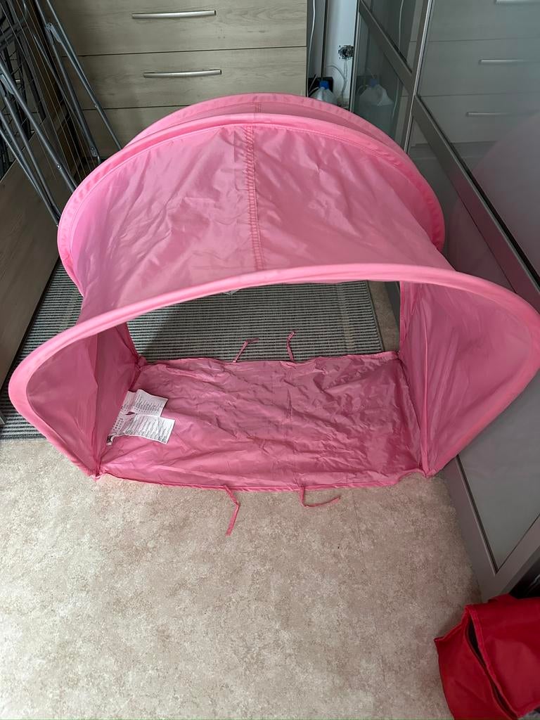 Bedtent, Ophalen, Zo goed als nieuw