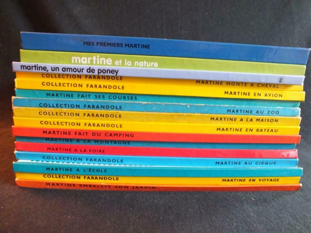 MARTINE (16 LIVRES).      EDITIONS CASTERMAN, Enlèvement ou Envoi, Comme neuf, DELAHAYE - MARLIER, Fiction général