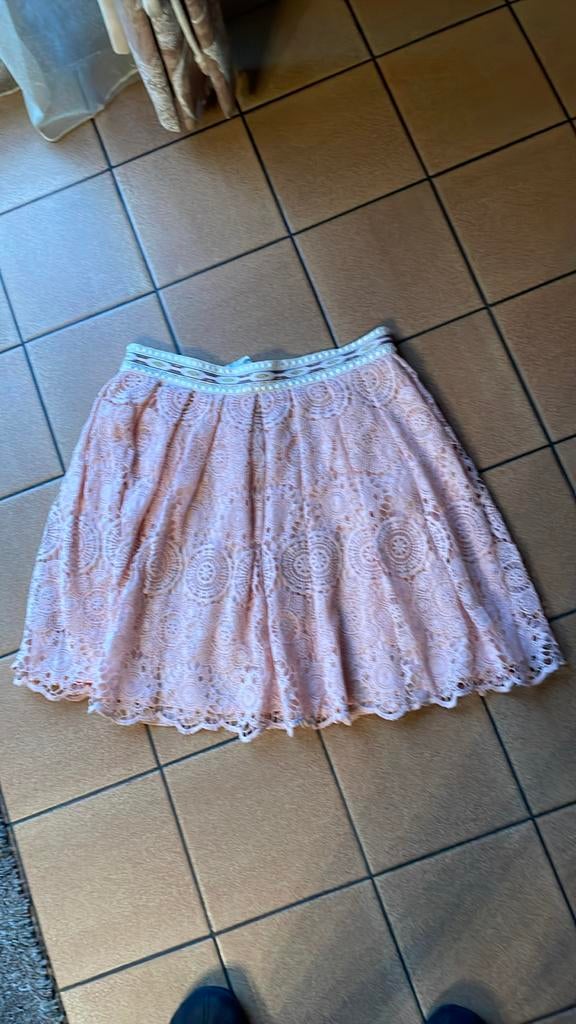 Jeff gallana roze kanten rok met prijskaartje taille 3, Kleding | Dames, Ophalen of Verzenden, Nieuw