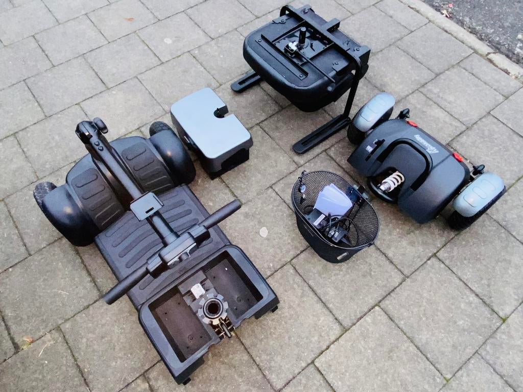 Voiturette électrique Life&Mobility VIVO Scootmobiel PMR, Enlèvement ou Envoi, Pliant, Comme neuf, Fauteuil roulant électrique