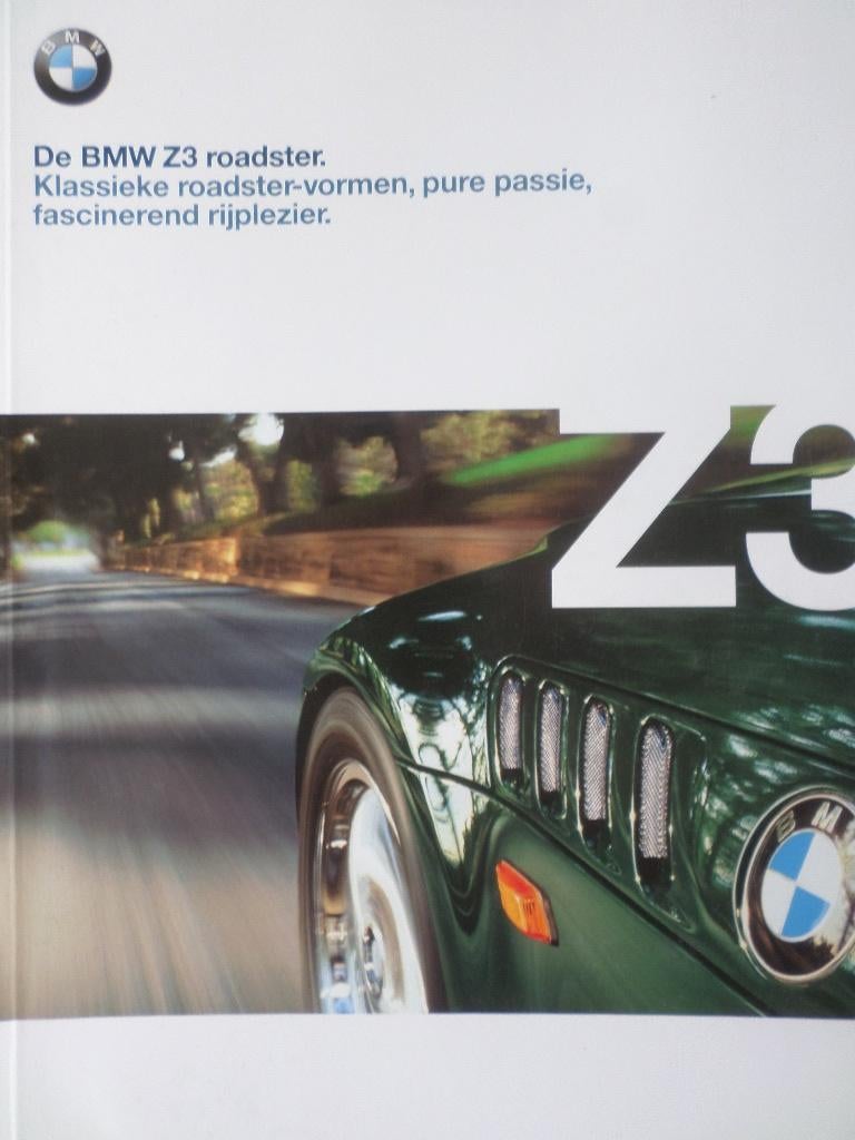BMW Z3 1.8 & 1.9 & 2.8 M 1998 Brochure, Boeken, Ophalen of Verzenden, BMW