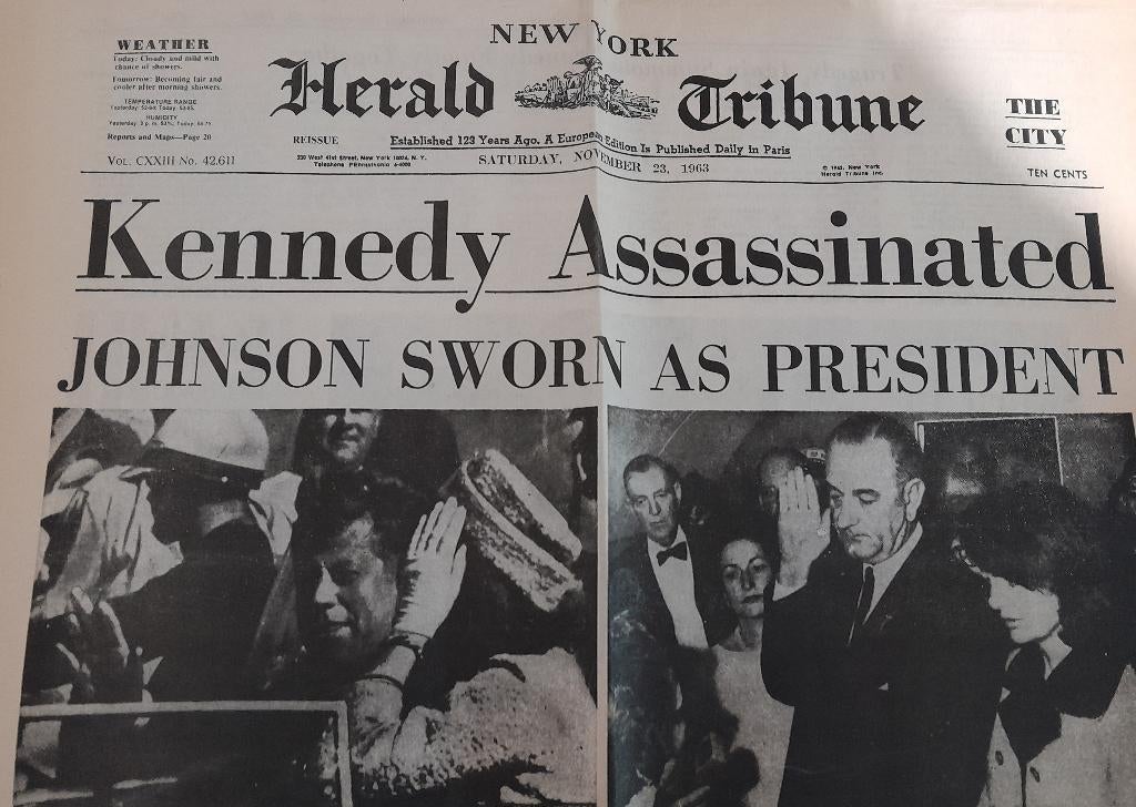 Assassinat kennedy journal, Verzamelen, Ophalen, Krant