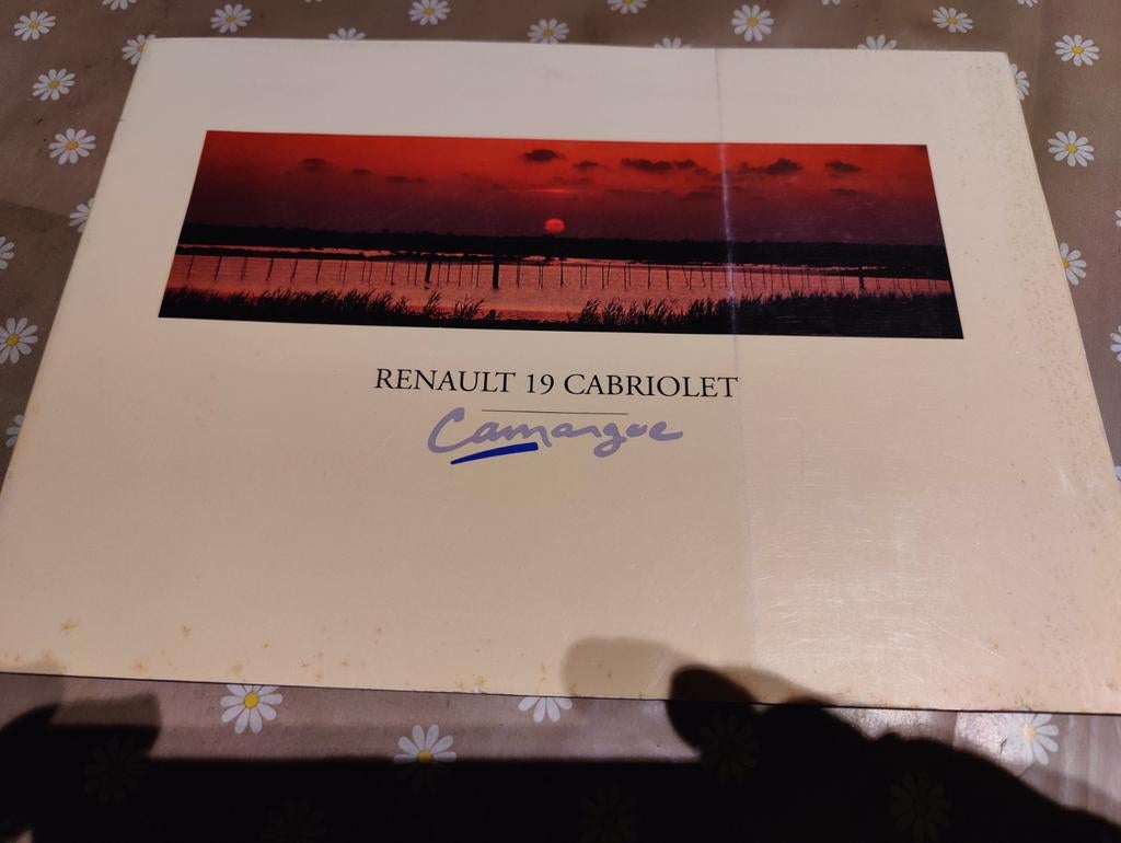 RENAULT 19 Cabriolet brochure, Enlèvement ou Envoi, Comme neuf, Renault
