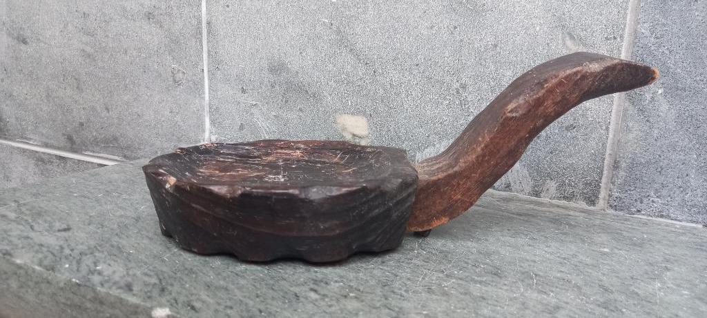 houten kandelaar 26cm, Ophalen of Verzenden