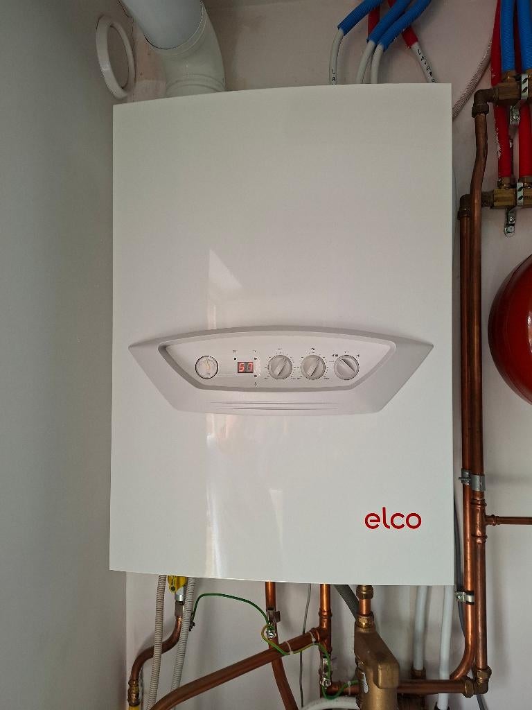 Aardgasketel elco met boiler en thermostaat, Ophalen, Gebruikt, Aardgas, Boiler