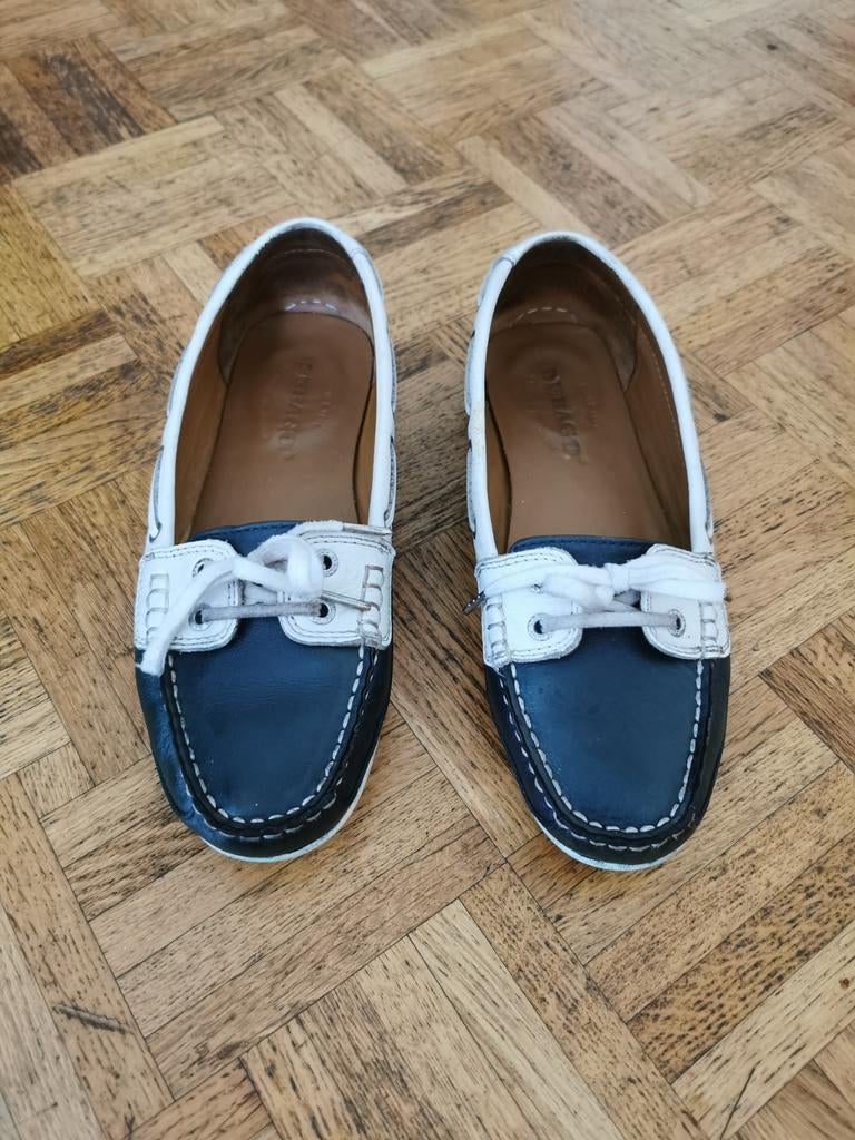Mocassins sebago, Ophalen of Verzenden, Gedragen, Wit