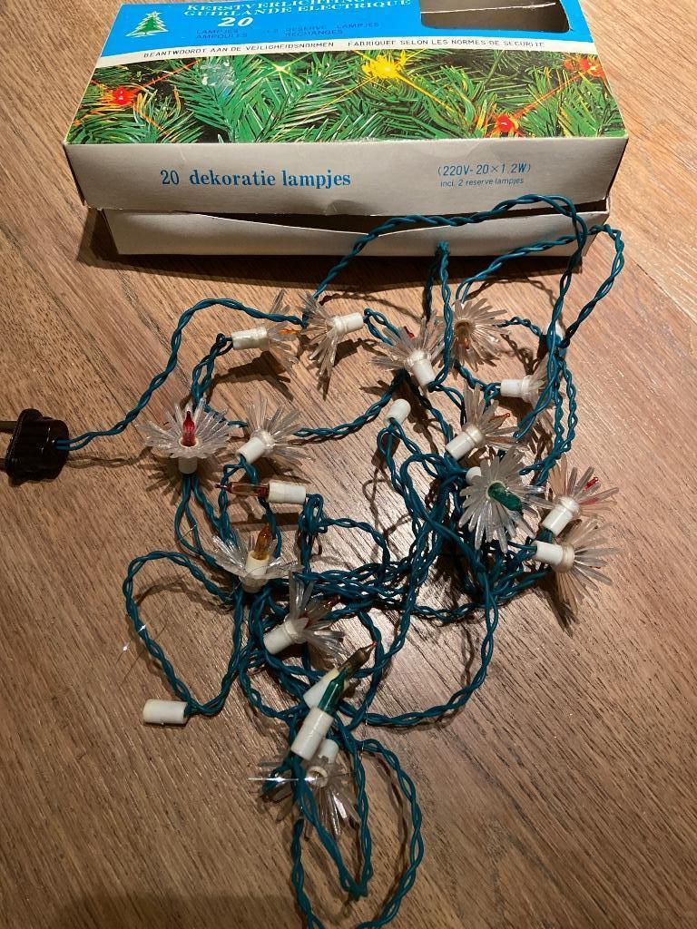 vintage kerstlampjes (niet werkende), Diversen, Ophalen of Verzenden