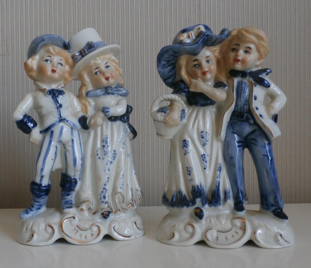 2 porseleinen beeldjes, Ophalen, Zo goed als nieuw, Mens