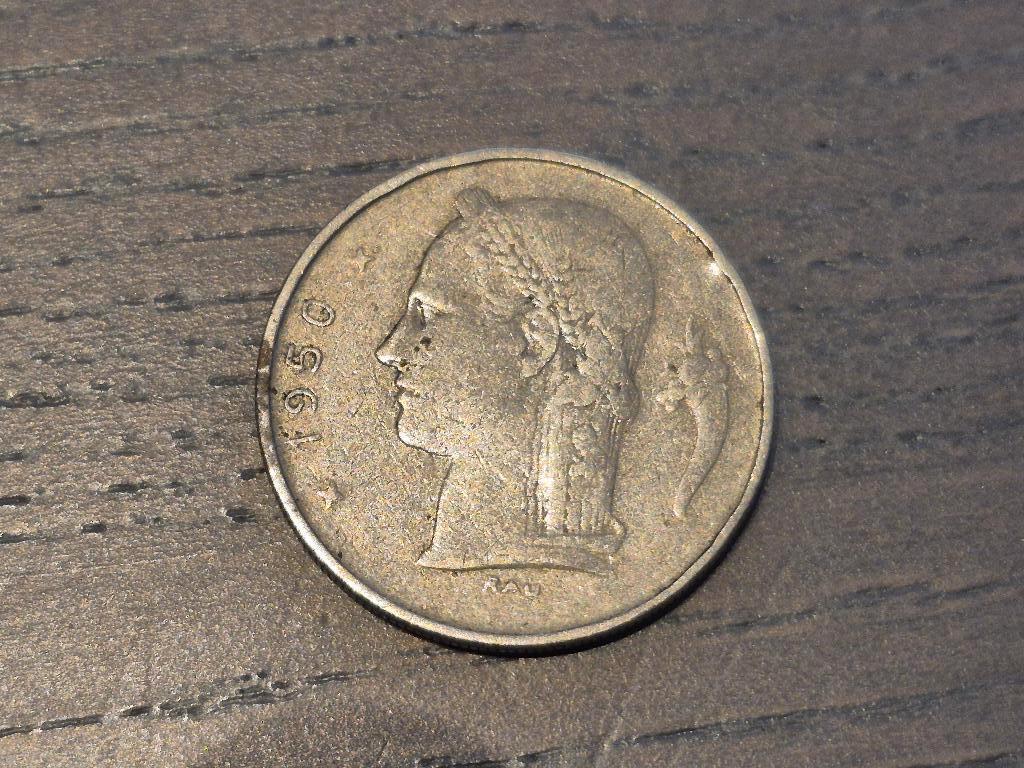 Pièce belge 1950 1 franc, Enlèvement ou Envoi