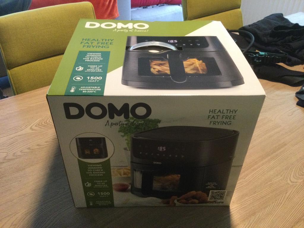 Domo Deli Air Fryer XXL (DO540FR) nieuw 59,50€ - Ecocheques, Ophalen of Verzenden, Nieuw, Airfryer XXL, 1000 t/m 1499 gram