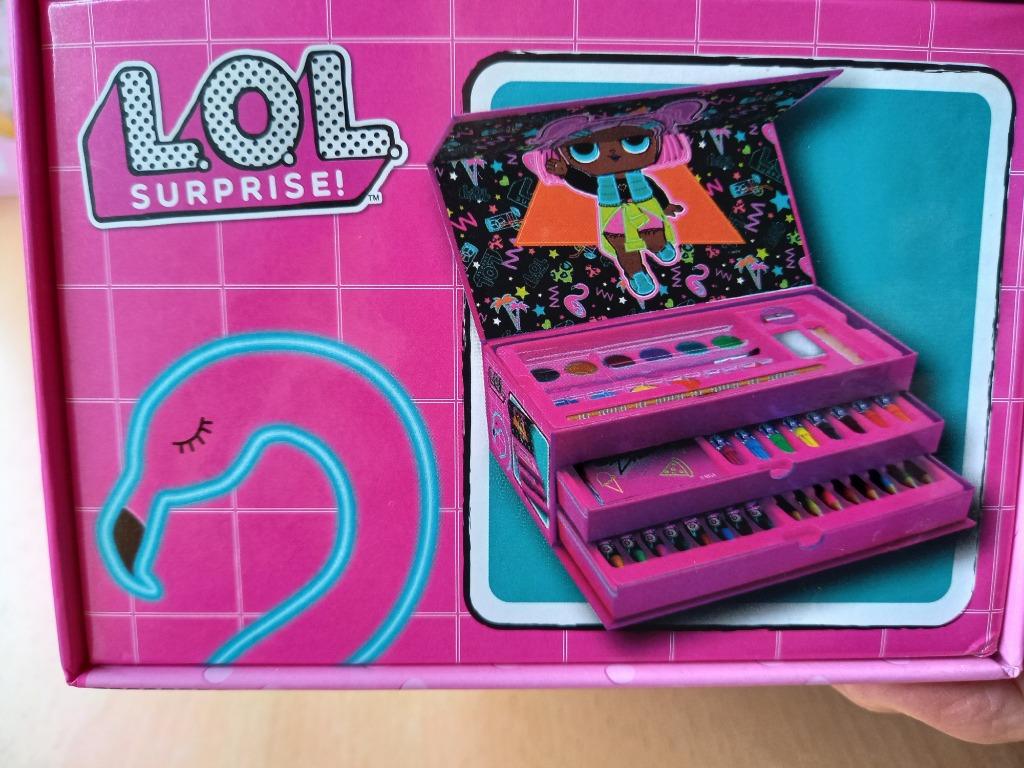 NIEUW 42-delige kleurkoffer van LOL, Ophalen of Verzenden, Nieuw, Knutselen