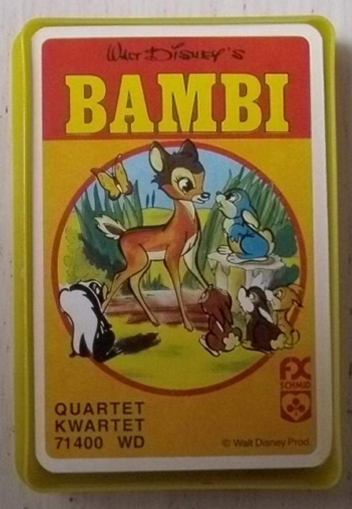 Bambi kwartetspel (Walt Disney's quartet Bambi), Ophalen of Verzenden