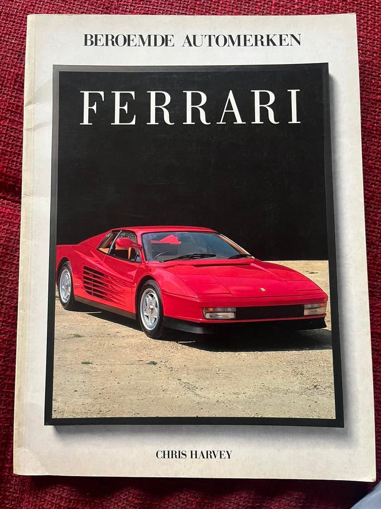 Boek Beroemde Automerken - Ferrari, Livres, Autos | Livres, Enlèvement ou Envoi, Comme neuf, Ferrari
