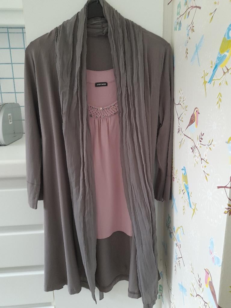 Mooi ensemble Gerry Weber: rok, topje, vest, Ophalen of Verzenden, Zo goed als nieuw, Maat 38/40 (M)