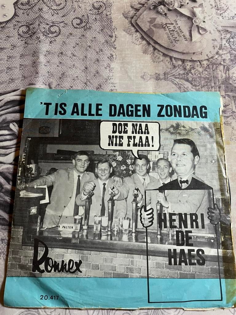 Henri de haes - t is alle dagen zondag, Ophalen of Verzenden, Zo goed als nieuw