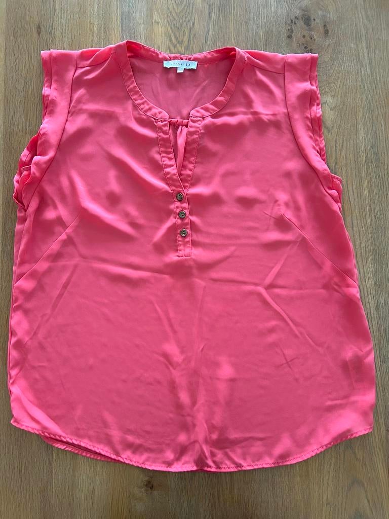 Roze blouse korte mouwen LolaLiza maat 46, Manches courtes, Taille 46/48 (XL) ou plus grande, Enlèvement ou Envoi, Lola & Liza