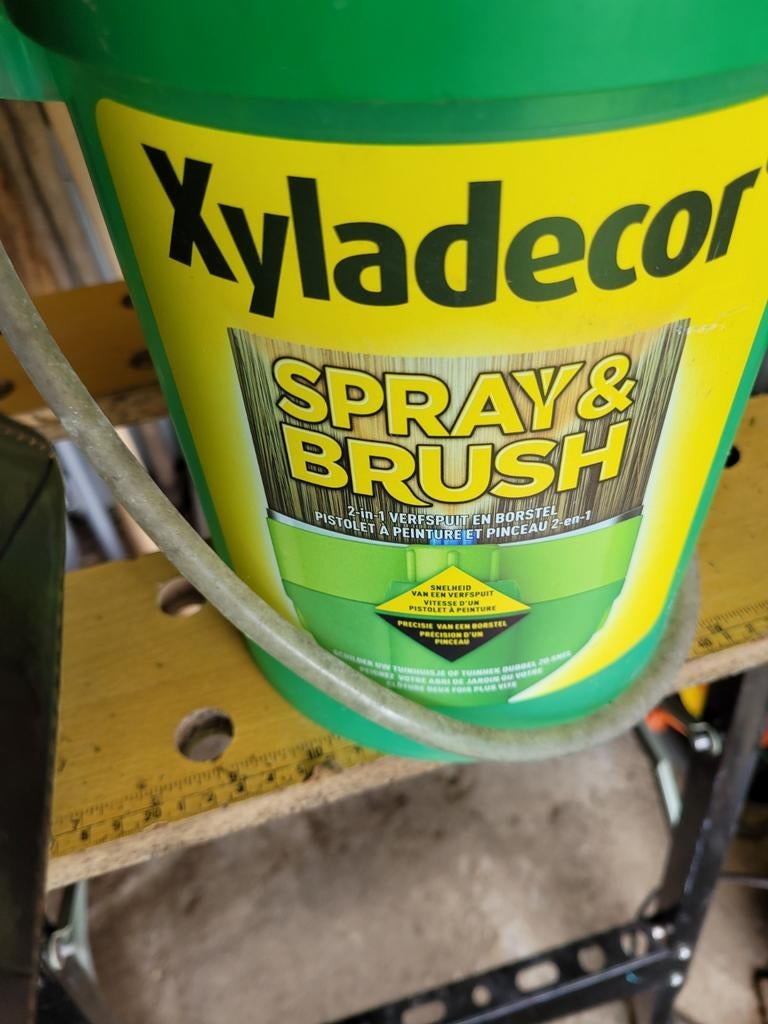 Pinceau xyladecor avec nouvelles brosse servi 1x, Ophalen of Verzenden, Zo goed als nieuw