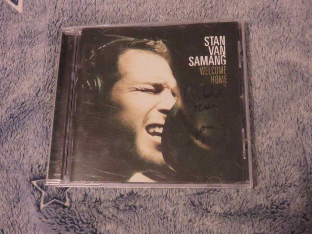 Full Cd : Stan Van Samang - Welcome Home - gesigneerd, CD & DVD, Enlèvement ou Envoi