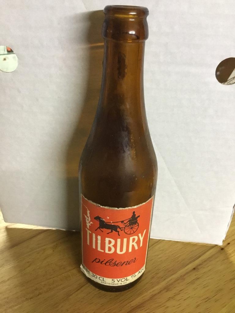 Bouteille vide bière tilbury, Verzamelen, Biermerken, Ophalen of Verzenden, Gebruikt, Flesje(s), La Trappe