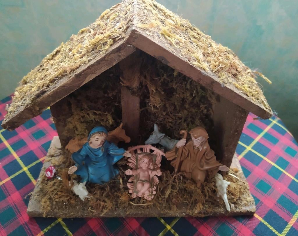 Crèche vintage, + de 30 ans, très bon état, Enlèvement ou Envoi