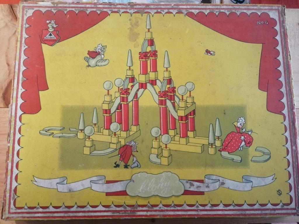 ancien jeu en bois BLOKY Bois Manu Made in Belgium, Ophalen of Verzenden