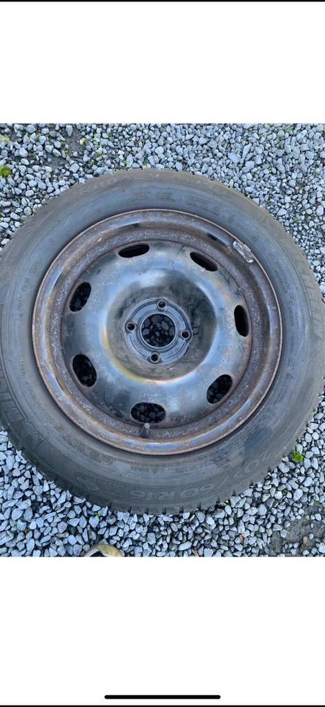 4 jantes hiver en 205/60 R16 entraxe 4x108, Enlèvement, Comme neuf