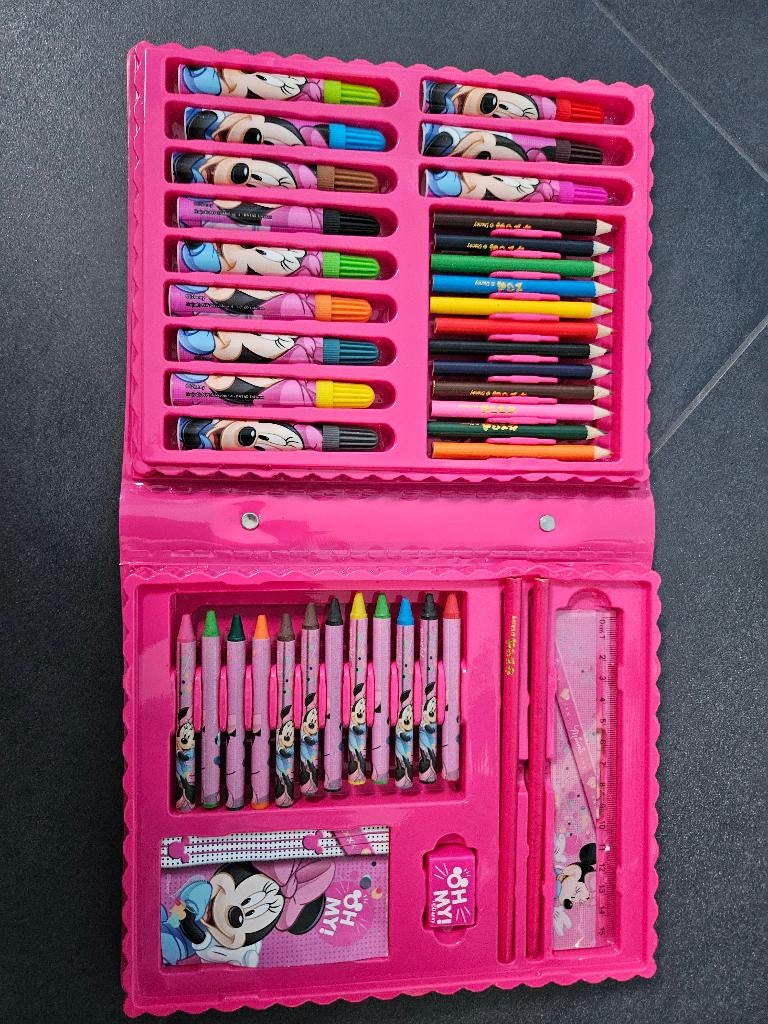 tekenset minnie mouse, Ophalen of Verzenden, Overige figuren, Nieuw, Overige typen
