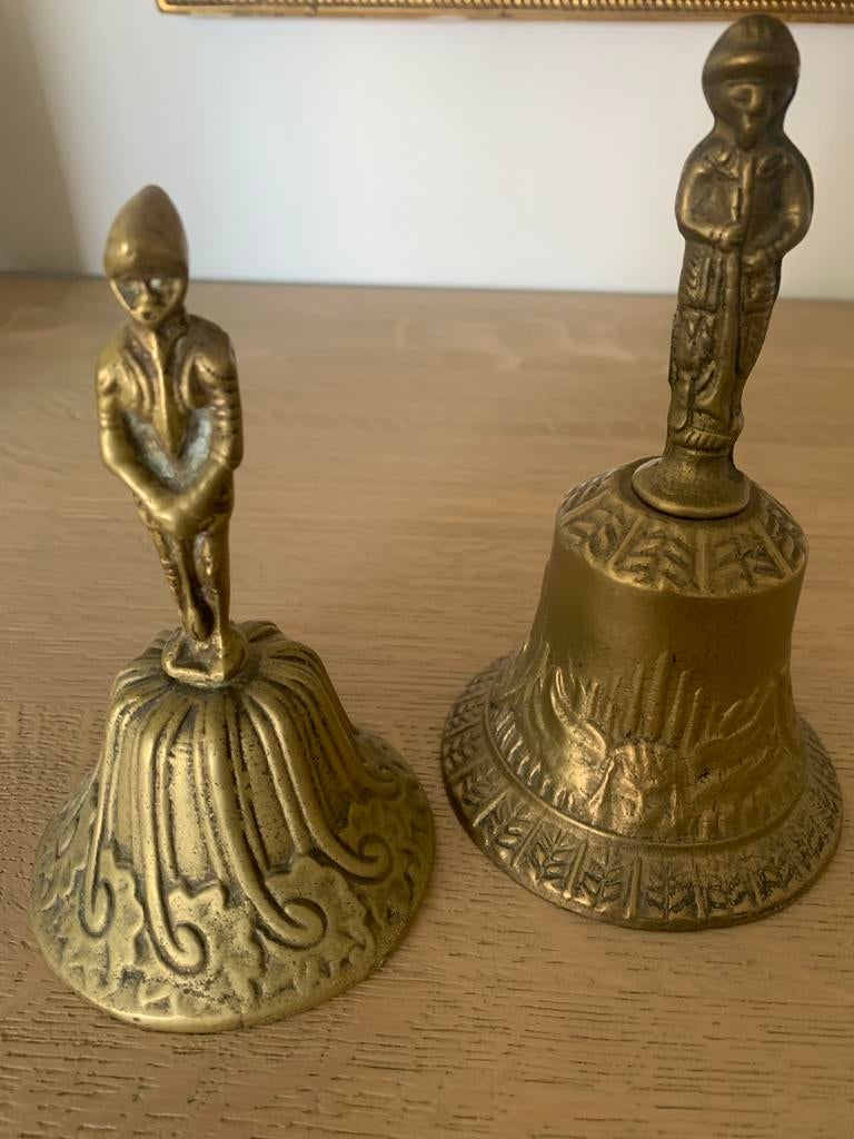 Set rood koperen bellen  met soldaten, Antiek en Kunst, Ophalen