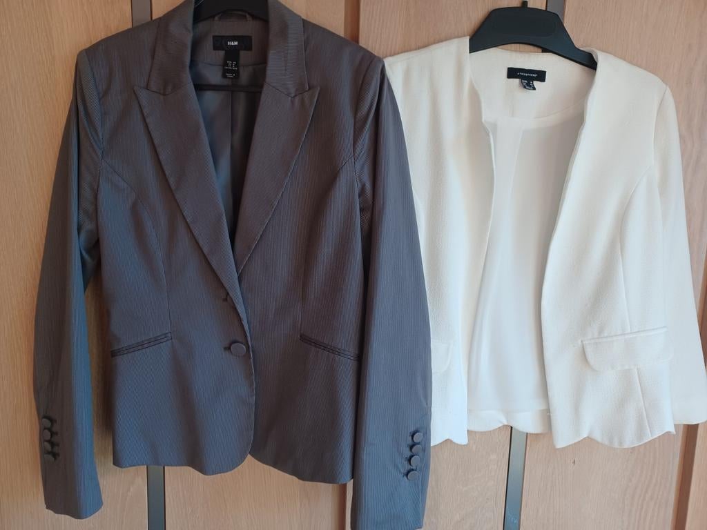 2 mooie jasjes in maat 38/40 in zeer goede staat, Kleding | Dames, Jasjes, Kostuums en Pakken, Gedragen, Jasje, Maat 38/40 (M)