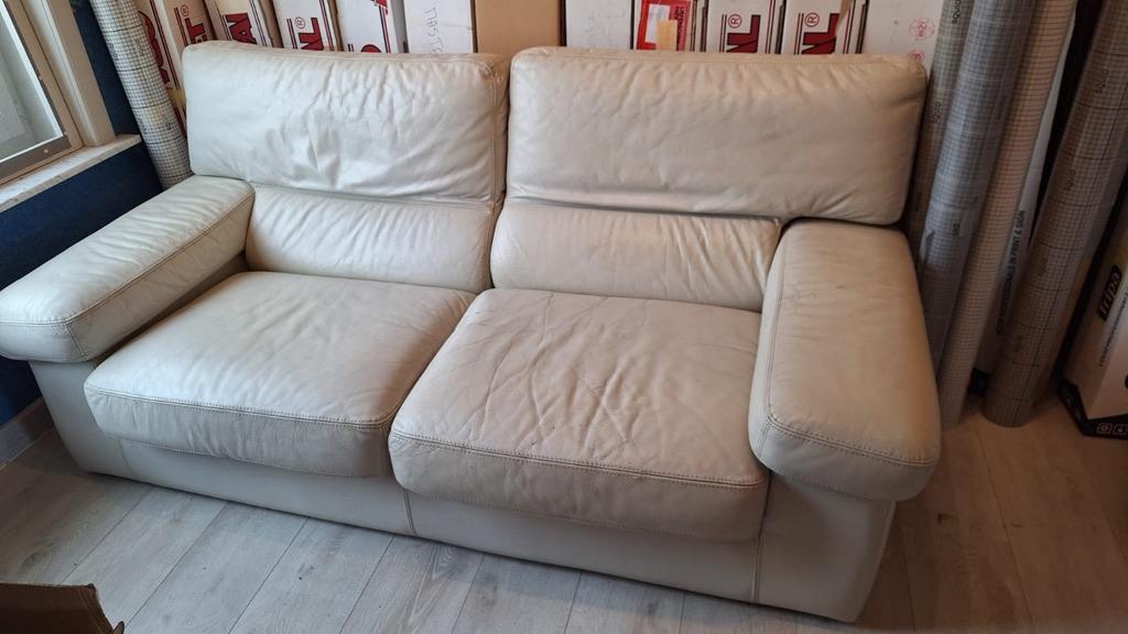 Lederen salon, Ophalen, Gebruikt, Leer, Modern