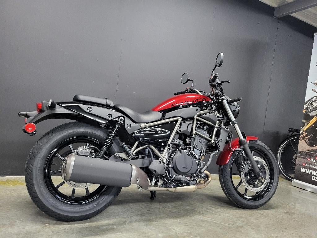 2026 Kawasaki Eliminator 500 (A2) (4j garantie, ...), 2 cilinders, Chopper, Bedrijf, Minimaal motorrijbewijs A2